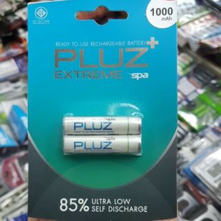 ถ่านชาร์จ Spa Pluz Size AAA 1000mAh คายประจุช้า  2ก้อน