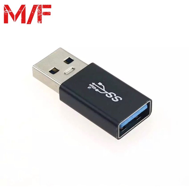 USB 3.0 ปลั๊กอะแดปเตอร์หญิง Gold-Plated Super Speed USB 3.0 Extender เชื่อมต่อ X6HB M/M , M/F , F/F Adapter