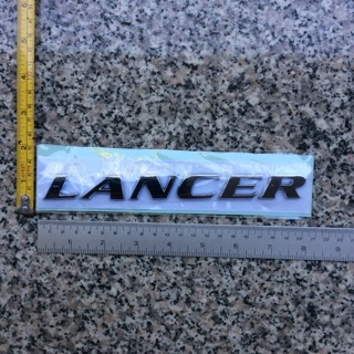 โลโก้ติดท้ายรถยนต์ lancer