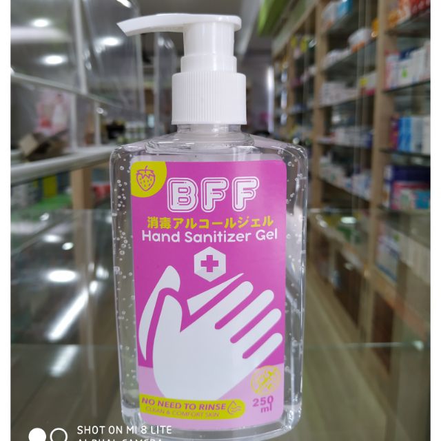 BFF ❤️ Alcohol hand gel 250 ml.
