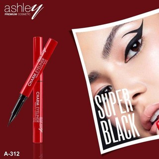 อายไลเนอร์เมจิก หัวพู่กัน Ashley Eyeliner Pen A-312**ของแท้ พร้อมส่ง