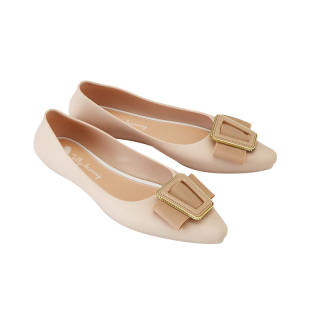 JELLY BUNNY รุ่น CONROY B21WLBI002 รองเท้าส้นแบน รองเท้าบัลเล่ต์ (BEIGE)