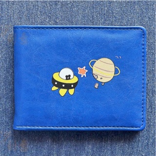 UFO wallet : blue gray green กระเป๋าตังแบบสั้น