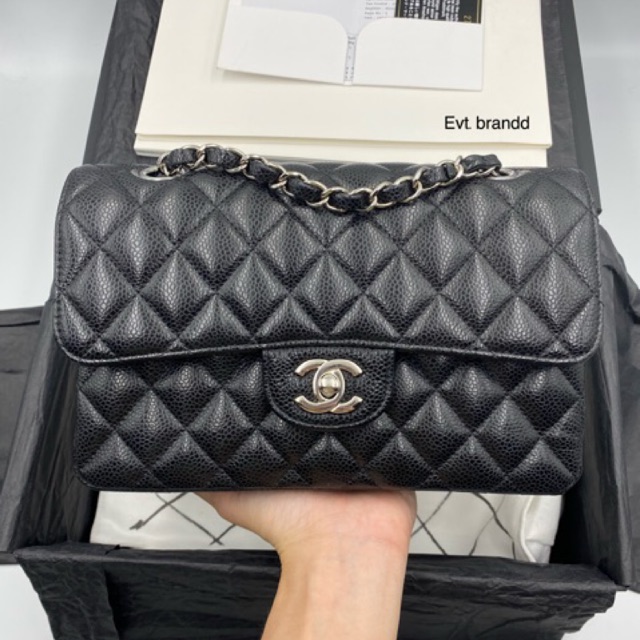 Used like new chanel classic 9 caviar shw HL27 Fullbox | Shopee Thailand