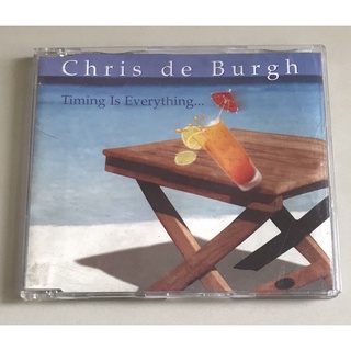 ซีดีซิงเกิ้ล ของแท้ มือ 2 สภาพดี...ราคา 159 บาท “Chris de Burgh” ซิงเกิ้ล "Timing Is Everything"*แผ่นหายาก Made In EU*