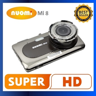 【พร้อมส่ง】NUOMi Mi 8 Super HD 1296p Car Camcorder กล้องติดรถยนต์ กล้องกระจกติดรถยนต์หน้าหลัง