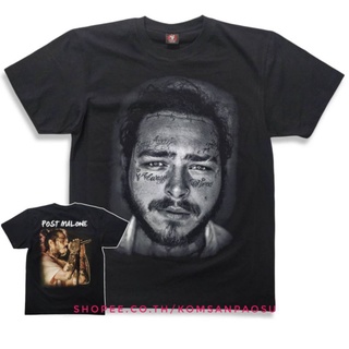 T-shirt  เสื้อยืด Postmalone Posty เสื้อยืดแขนสั้น post malone rapter rapteeS-5XL