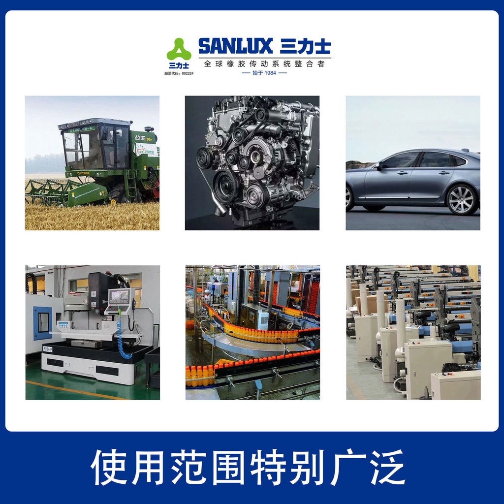 สายพานเครื่องซักผ้า สายพานสามเหลี่ยม Sanlux Daquan Z-type รูปที่ 7