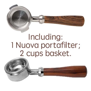 พร้อมส่ง｜Nuova Simonell Lacimbali ก้านชง ด้ามชงกาแฟ Bottomless portafilter อะไหล่เครื่องชงกาแฟ