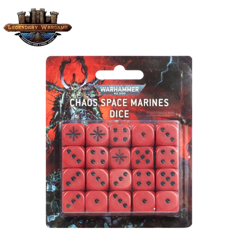 #Warhammer40k #ChaosSpaceMarines #Dice #GamesWorkshop #TabletopGaming
