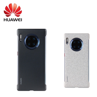 Official HUAWEI เคสโทรศัพท์ PU คาร์บอนไฟเบอร์ สำหรับ HUAWEI Mate 30 Mate 30 Pro