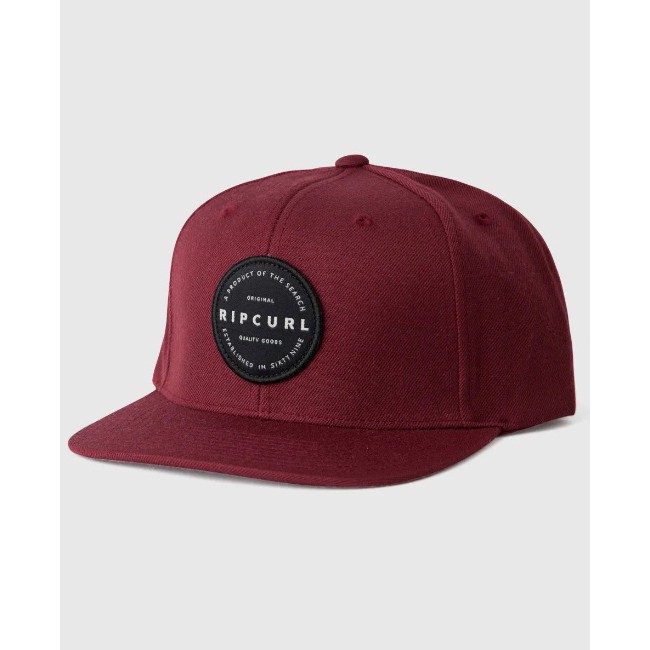 ริป เคิร์ล หมวกแก๊ป Mission Badge Snapback Cap รุ่น CCAAM9 P19 MAROON