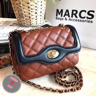 MARCS MINI QUILTED CHAIN SHOULDER BAG