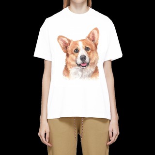 เสื้อลายหมา DWC001 welsh corgi เสื้อยืด เสื้อยืดลายหมา เสื้อยืดสกรีนลายหมา