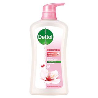 Dettol สบู่เหลวสูตรรีเพลนนิชชิ่ง ขนาด 500 มล. (สบู่เดทตอล Replenishing กลิ่นหอมสะอาด)