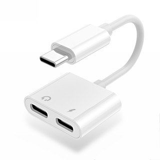 อะแดปเตอร์แปลง 2 in 1 USB Type C to Type C &amp; 3.5 มม.