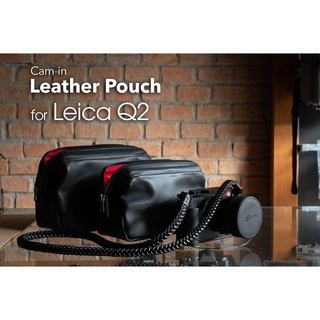 กระเป๋ากล้อง Leica Q2 Q Fuji X100V X100F Cam-in Leather Pouch หนังแท้