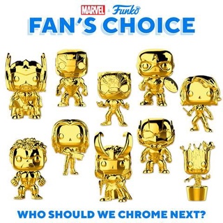 Funko POP Marvel Gold Chrome