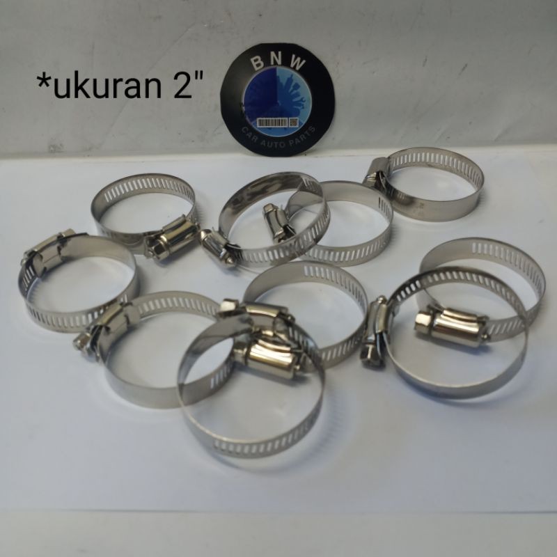 STAINLESS HOSE CLAMP / 2" นิ้ว HOSE CLAMP RING คุณภาพดีที่สุด