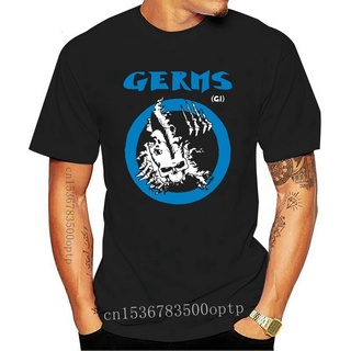 กระหน่ํา เสื้อยืดคลาสสิก ของแท้ Germs G.I. Skull Punk Band เสื้อผู้ใหญ่ ลายโลโก้ 1 DOgoko72BIebfc58S-5XL