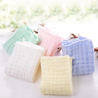5ชิ้น ผ้าเช็ดหน้าเด็ก นุ่มพิเศษ ผ้าฝ้าย ผ้าเช็ดเด็ก ขนาด28x28cm