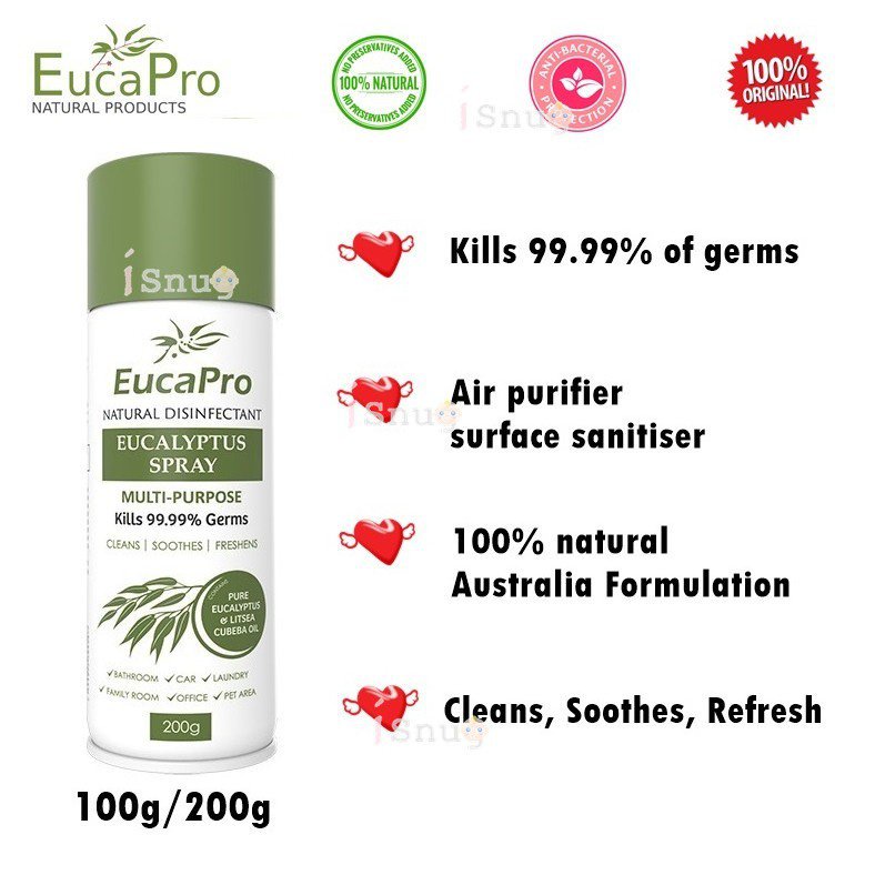 EucaPro Natural Disinfectant Eucalyptus Spray 200g 1ZUL - lepc7vgv9o ...