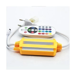 ปลั๊ก+รีโมทสำหรับ ไฟเส้น RGB อะแดปเตอร์+ปลั๊กสำหรับ ไฟเส้น RGB5050 และ RGB Neon Flex