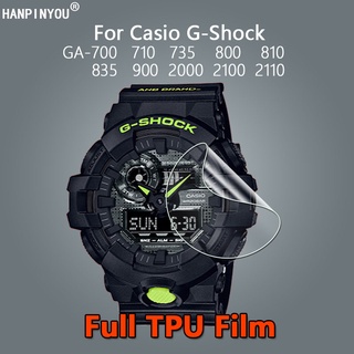 ฟิล์มกันรอยหน้าจอ Tpu แบบบางพิเศษสําหรับ Casio Ga-700 Ga-710 Ga-735 Ga-800 Ga-810 835 900 Ga-2000 2100 2110 1/3/5/10 ชิ้น