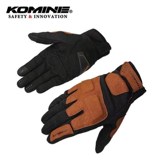 Komine GK-227 ถุงมือ แบบเต็มนิ้ว หน้าจอสัมผัส ระบายอากาศ สําหรับขี่รถจักรยานยนต์ กลางแจ้ง