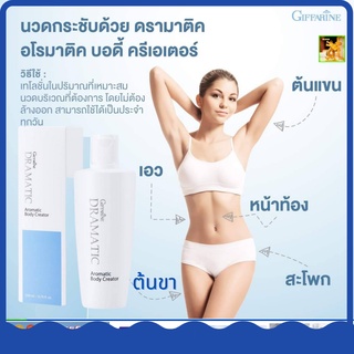 กิฟฟารีน ดรามาติค อโรมาติค บอดี้ ครีเอเตอร์ Dramatic Aromatic Body Creatorลดเลือนผิวขรุขระจากเซลลูไลด้วยส่วนผสมของคาเฟอี