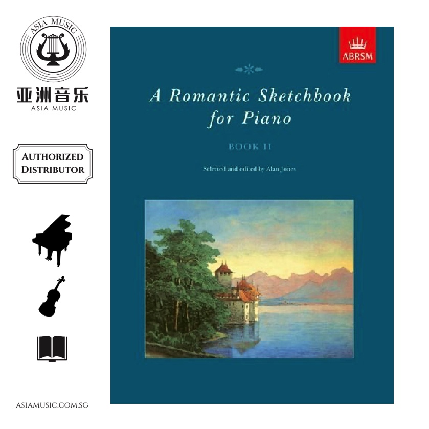 AUTHORZED DISTRIBUTOR - A ROMANTIC SKETCHBOOK สําหรับหนังสือ PIANO 2