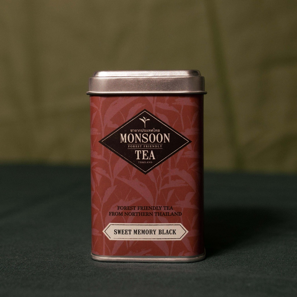 Sweet Memory Black ชาดำกลิ่นช้อกโกแลตและผลไม้ หอมอร่อย Black tea จากภาคเหนือของไทย Monsoon Tea ชาป่า ออร์แกนิค ชา