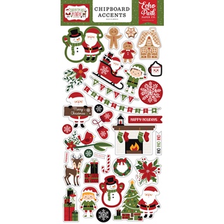 Christmas Magic Chipboard 6"X13" Accents