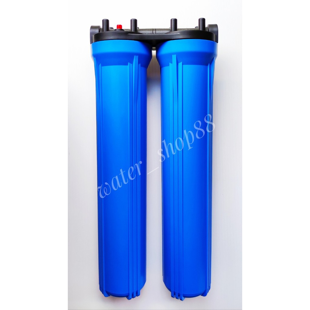 เครื่องกรองน้ำใช้ 2 ขั้นตอน Hydromax !!! ขนาด 20 “พร้อมไส้กรอง  4 หุนแบบสีฟ้าทึบ มีสินค้าพร้อมส่ง ราคา ถูกที่สุด ดีลบีเคเค แกลเลอรีภาพที่ 6
