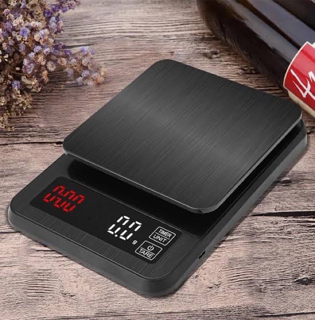 เครื่องชั่งดิจิตอล Coffee Scale ตาชั่งกาแฟดริป เครื่องชั่ง ตาชั่ง Digital Scale ขนาด 5 กิโล เรื่องชั