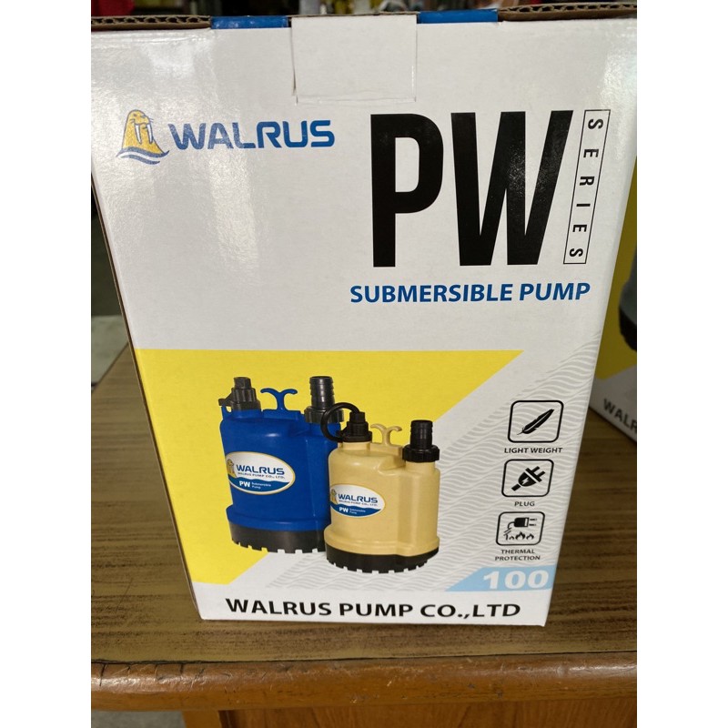 ปั้มไดโว่ แมวน้ำ Warlus 1” pw100a