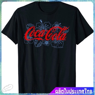 สินค้าขายดี ใหม่ Illicit เสื้อยืดกีฬา Coca-Cola Hawaiian Floral Logo T-Shirt Sports T-shirt