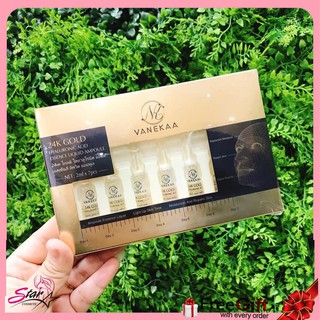 Vanekaa 24K Gold Hyaluronic Acid Essence Liquid Ampoule ไฮยาลูโรนิคเวนิก้า แอซิดเอสเซ้นส์ ลิควิดแอมพูล