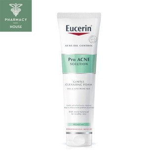 //ของแท้ฉลากไทย//  Eucerin Pro Acne Solution Soft Cleansing Foam 150 G.