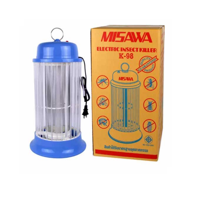 Telecorsa MISAWA โคมไฟ ดักยุงและแมลง รุ่น K-98(สีฟ้า)