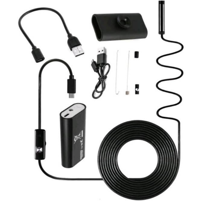 กล้องซ่อมแอร์ กล้องส่องท่อ กล้อง​งู​ wifi​ ยาว​2 เมตร​ Endoscope Wallfire WIFI 720P