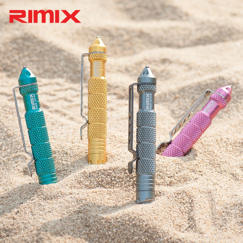 ปากกา TACTICAL PEN ทังสเตน Rimix ปากกาป้องกันตัว ทุบกระจก อเนกประสงค์ Tactical defense pen พรีเมี่ยม