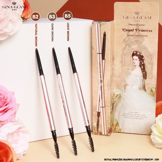 GINA GLAM ROYAL PRINCESS shaping luxury eyebrow : G19 ใช้ตกแต่งคิ้วให้สวยคม พร้อมปรับรูปทรงคิ้ว **ของแท้ พร้อมส่ง