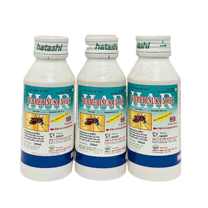 PERMERINUSA 500EC เครื่องไล่ยุง (100ml)