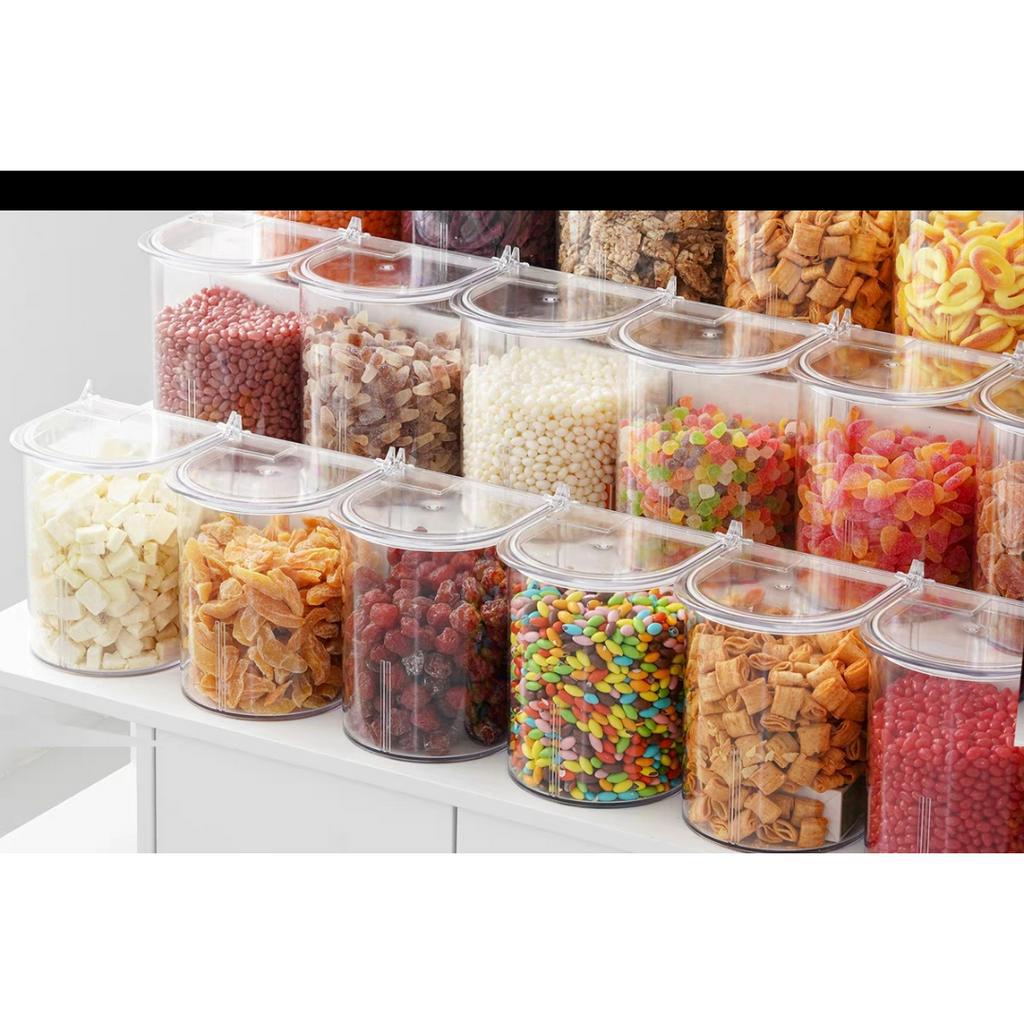 กล่องPETใสโถใสหนา #กล่องใส่ขนมขบเคี้ยว $กล่องใสใส่อาหาร @กล่องอะไหล่ /กล่องใส่ยาจีน *กล่องใสร้านขายขนมลูกอม โถพลาสติกใส - รูปที่ 5