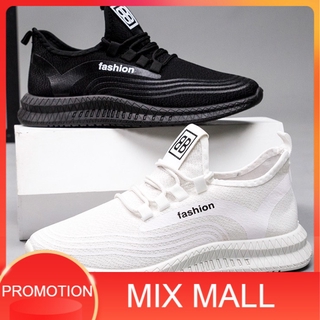 พร้อมส่ง MixMall รองเท้าผ้าใบผู้ชาย รองเท้าวิ่ง นิ่มใส่สบายเบอร์ 39-44  Casual Men Sneakers Men Sport Shoe Fast Delivery