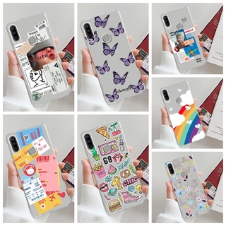 เคสโทรศัพท์มือถือ Tpuพิมพ์ลายน่ารักสําหรับ Vivo Y12 Y15 Y17