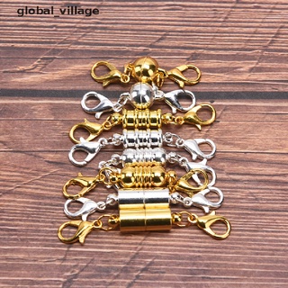 &lt;Global_Village&gt; ตะขอแม่เหล็ก สําหรับทําเครื่องประดับ Diy 10 ชิ้น /