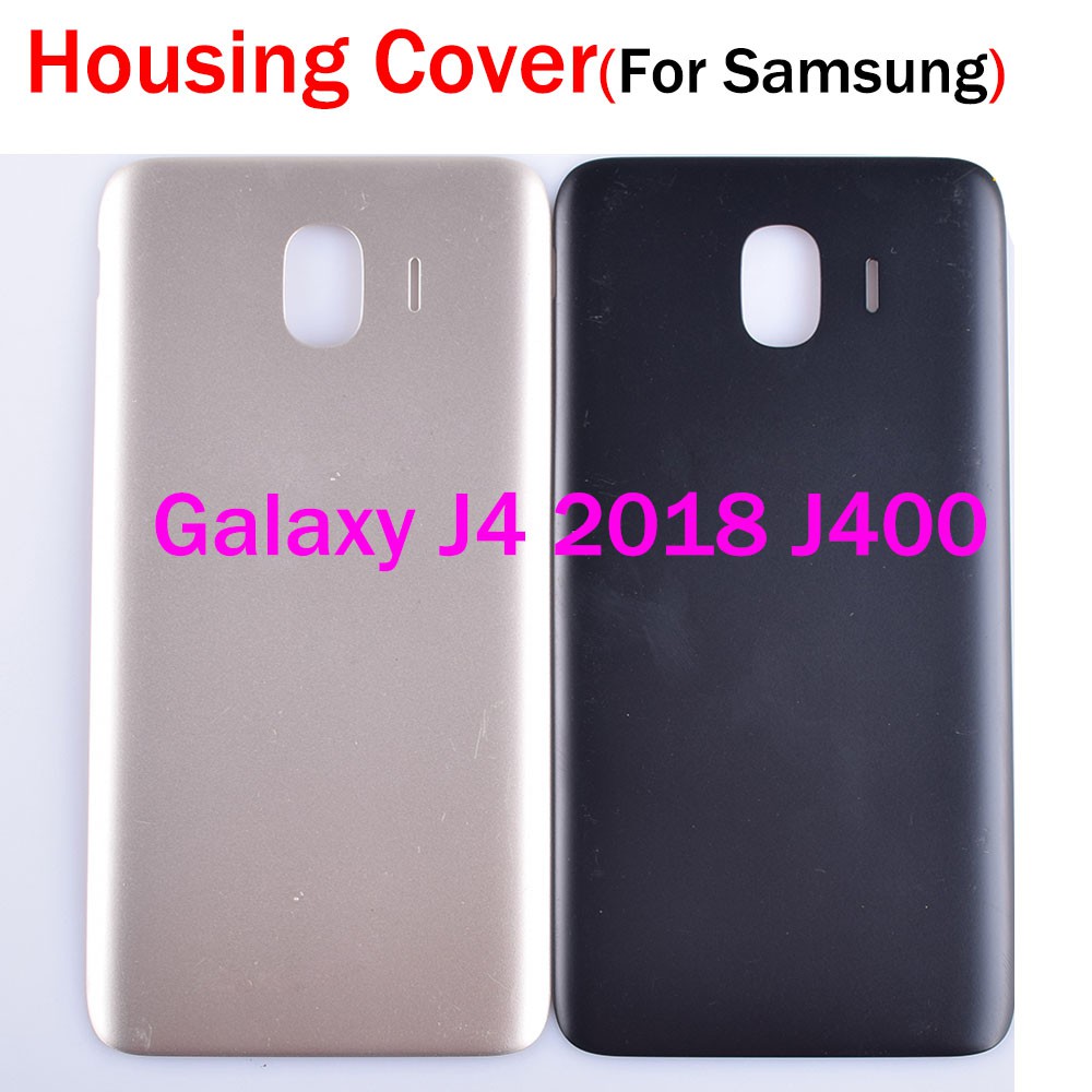 J4 สําหรับ Samsung Galaxy J4 2018 J400 J400F J400FN J400DS J400G ฝาครอบแบตเตอรี่ฝาหลังกรณีด้านหลังปร