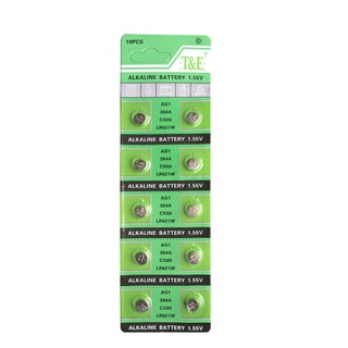 ♧ ∋▼✳AG1 ปุ่มแบตเตอรี่ LR621/SR621SW/D364/164/364A/LR60 Universal นาฬิกาควอตซ์ Electronics